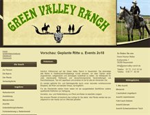 Tablet Screenshot of greenvalley-ranch.de